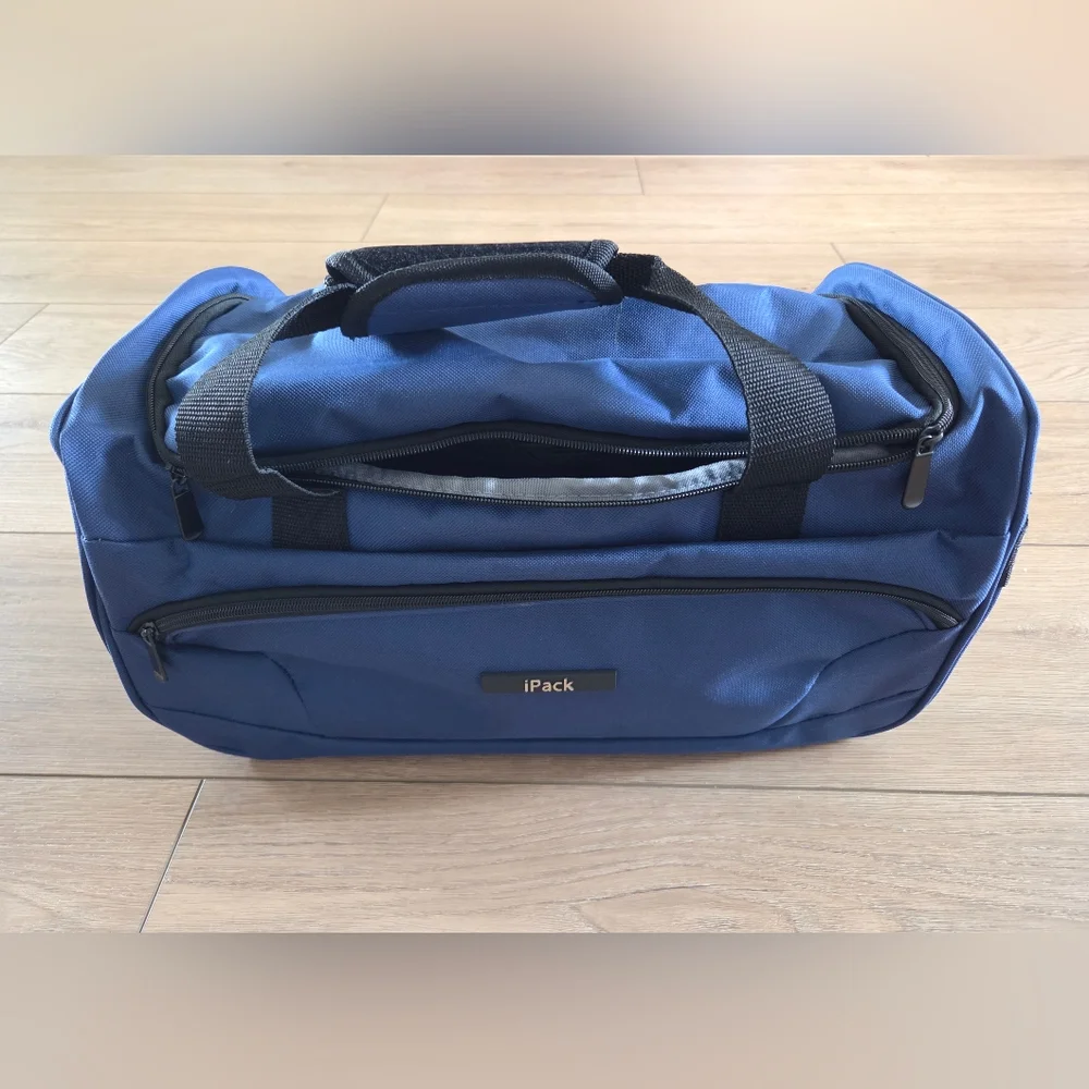New! iPack Blue Duffel Bag